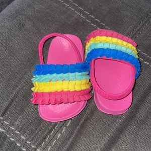 Sized two baby girl shoes
